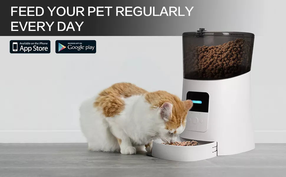 Mangeoire Automatique pour chat de 6L wifi application simple